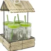 4 Cactus Tiki Hut Cups