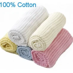 100% Cotton Baby Cellular Blanket