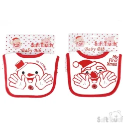 100% Cotton Christmas Bib