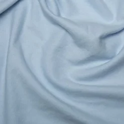 100% Cotton Flannel Pale Blue Fabric - Price by the Metre