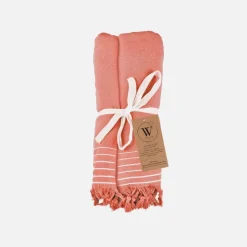 100% Cotton Hamam JUMBO Towel Coral 90x180cm RRP €24.95