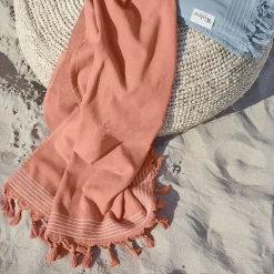 100% Cotton Hamam XXL Towel Coral 200x200cm RRP €55