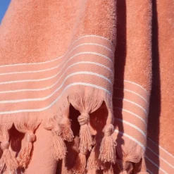 100% Cotton Hamam XXL Towel Coral 200x200cm RRP €55
