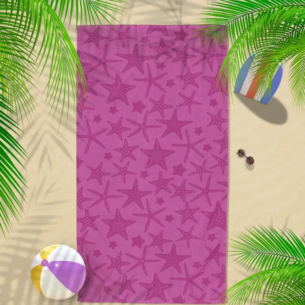 100% Cotton Jacquard Beach Towel 70x150cm