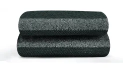 100% Cotton Stripe Towel Green