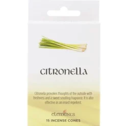 15 Elements Citronella Incense Cones