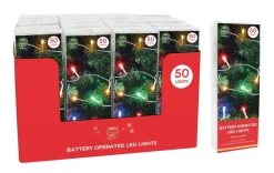 50 LED String Christmas Lights Multi