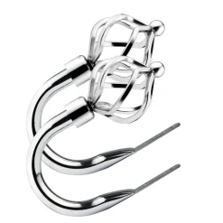 2 Pack Curtain Holdbacks Chrome Cage