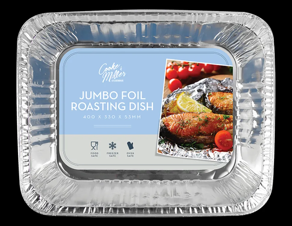 2 Pack Jumbo Foil Oblong Roaster