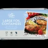 10 Pack Large Foil Containers & Lids