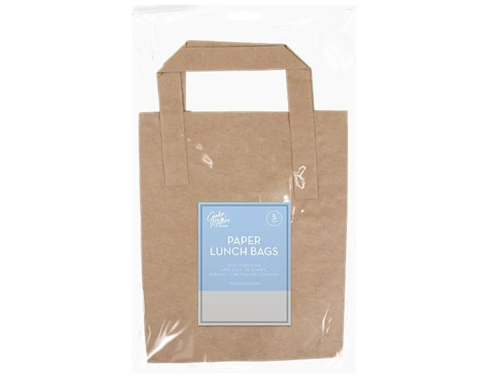 5 Pack of Paper Lunch Bags