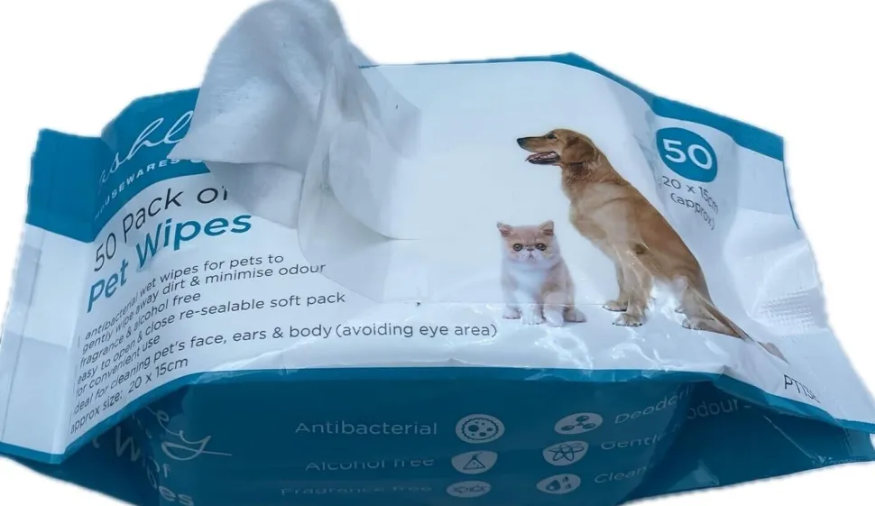 50 Pack Of Pet Wipes