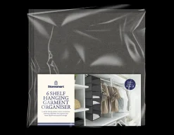 6 Shelf Hanging Garment Organiser