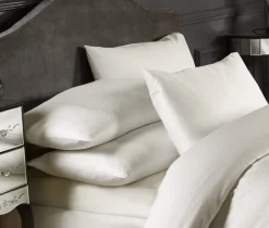 1000 Thread Count Grosvenor Pillowcase Pair Cream