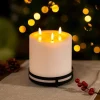 3 Wick LED Battery Candle