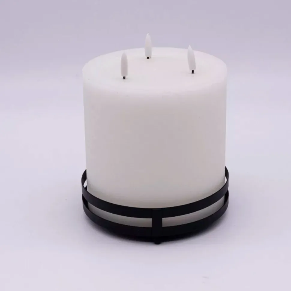3 Wick LED Battery Candle
