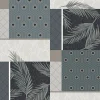 Abstract Feather Oil Cloth Tablecloth 621.1 - Price by the Metre