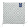 Alfresco Shower Resistant Outdoor Seat Pad Geo Grey