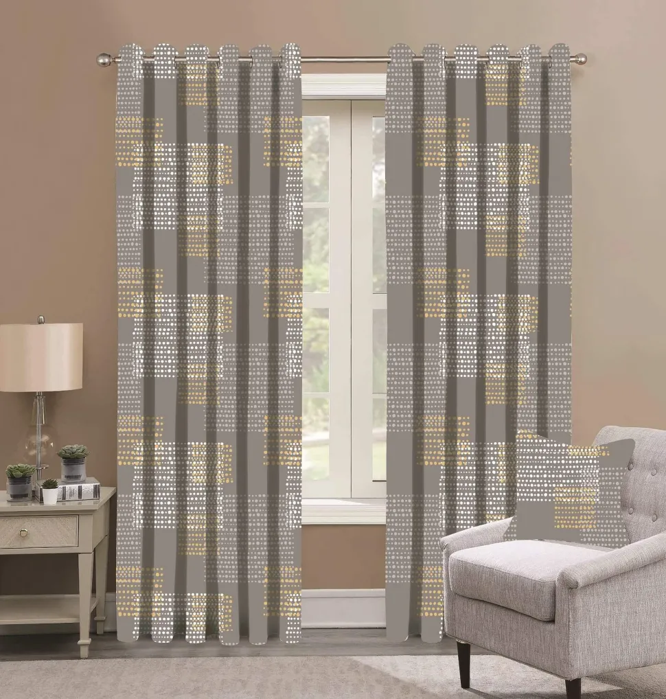Alicante Eyelet Readymade Curtains