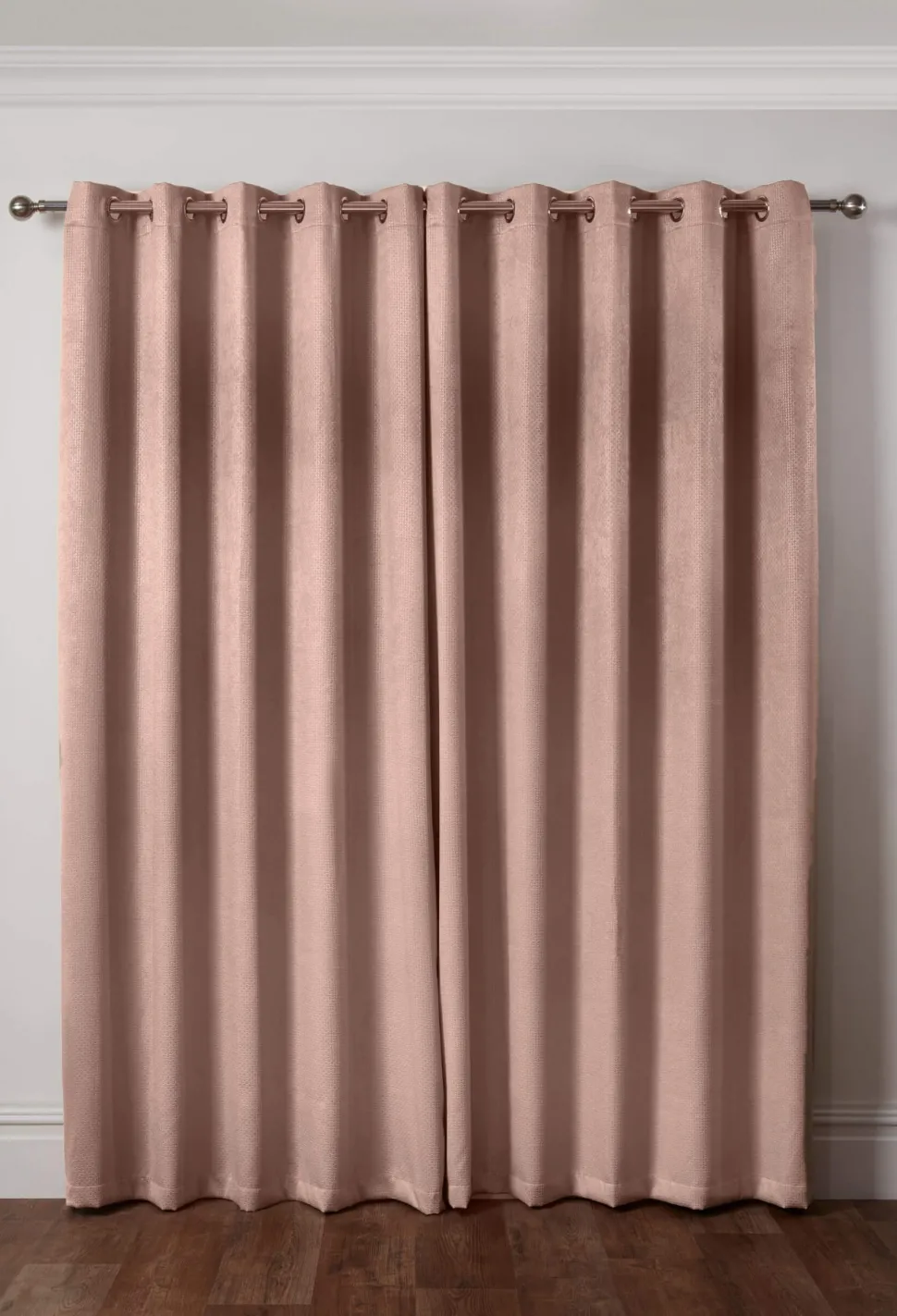 Ambiance Eyelet Curtains Blush by Emma Barclay