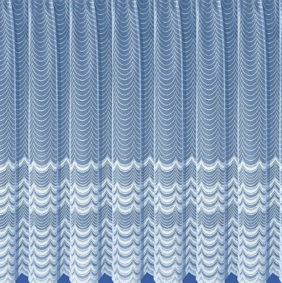 Amsterdam White Net Curtains - Price by the Metre