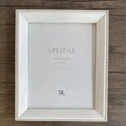 Antique White Photo Frame - 5x7''