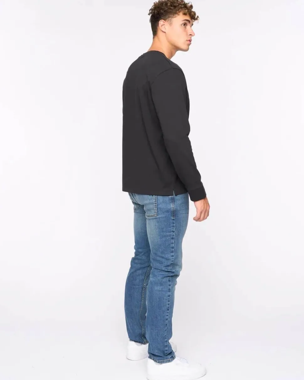 Apsley Long Sleeve T-Shirt Black by Bewley & Ritch