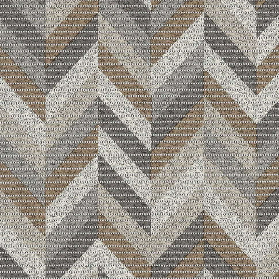 Aqua Mat Herringbone Brown 4054-1 - Price by the Metre