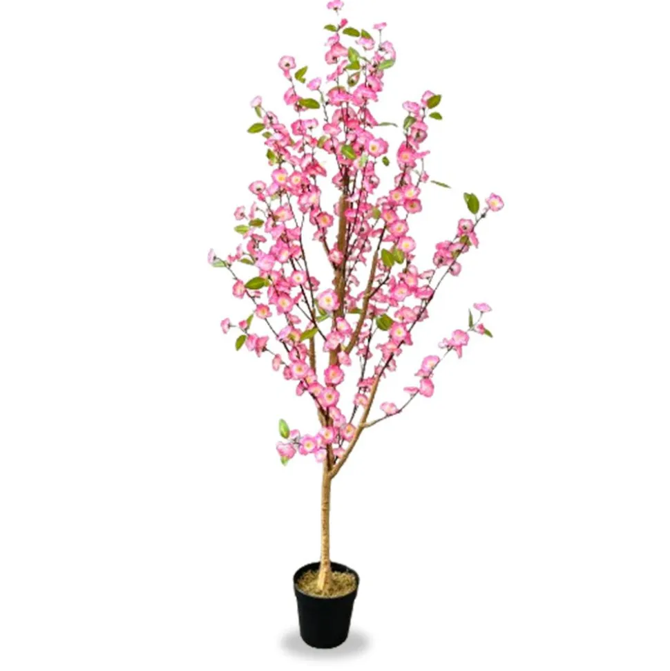 Artificial Peach Blossom Pink & White 150cm