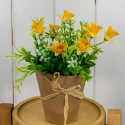 Artificial Potted Narcissus Flower