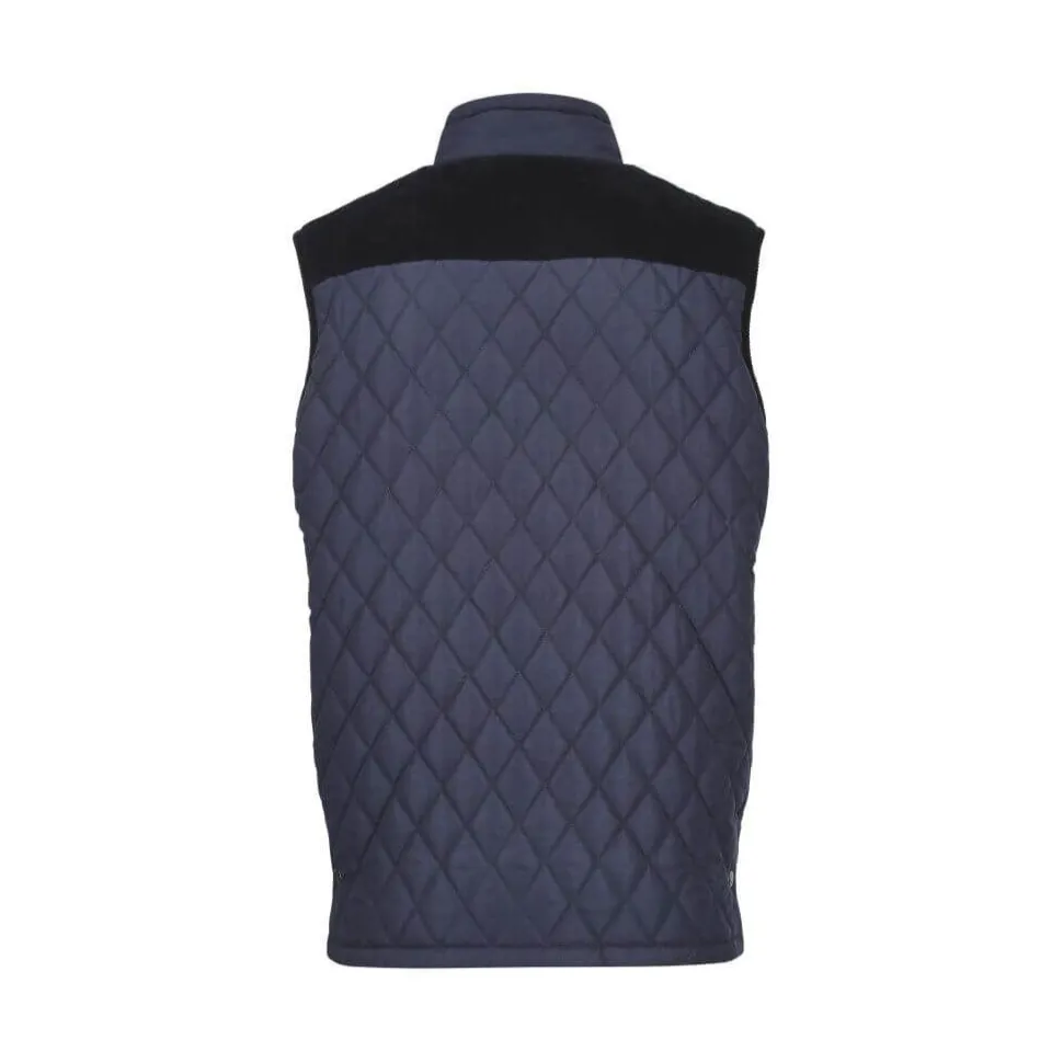 Arundel Diamond Quilted Bodywarmer Navy by Champion