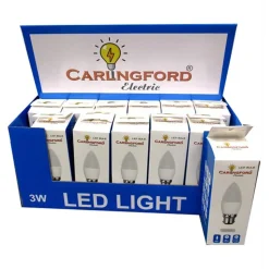 B22 LED Candle Bulb 3w/25W