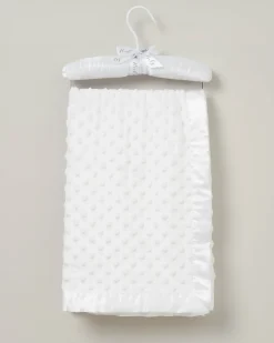 Baby Bubble Blanket White 75x75cm