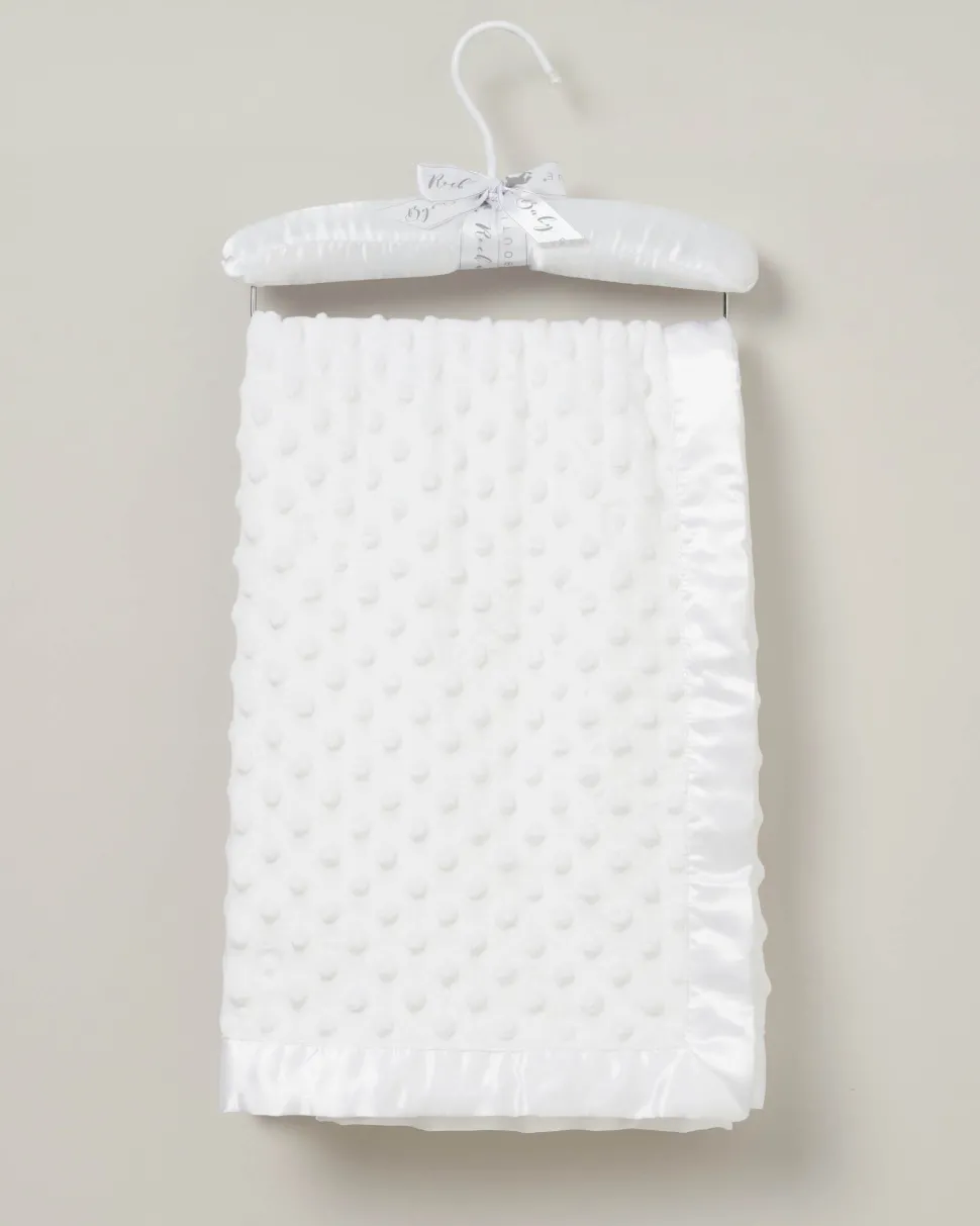 Baby Bubble Blanket White 75x75cm