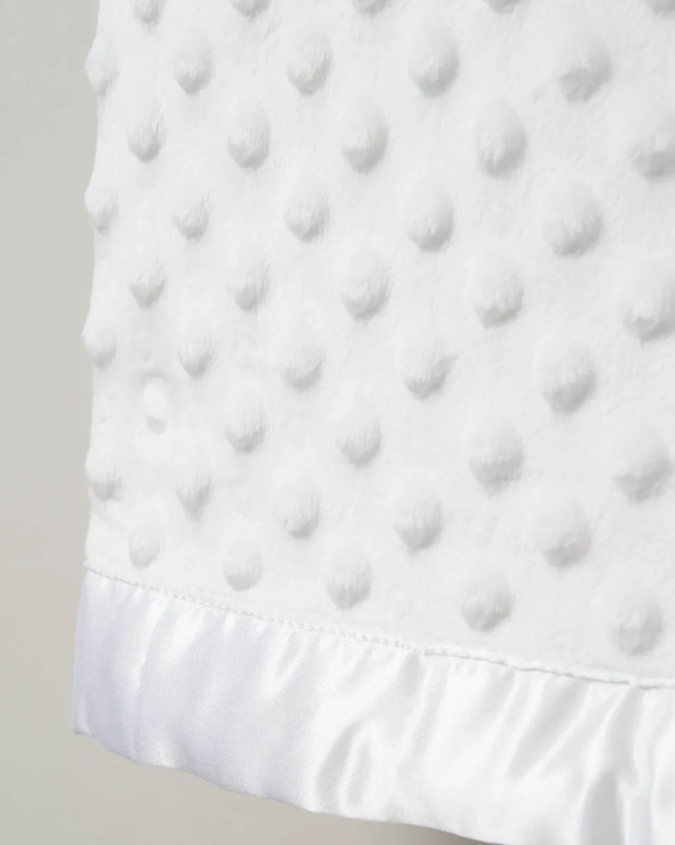Baby Bubble Blanket White 75x75cm