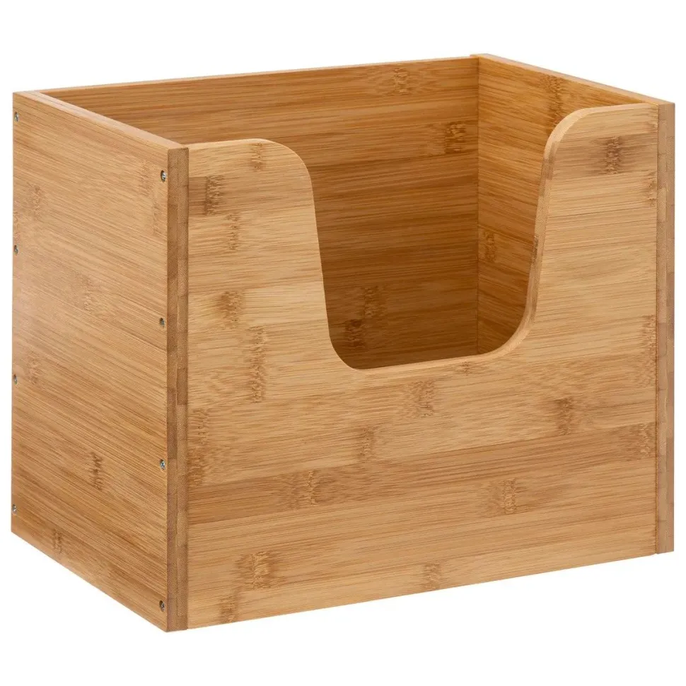Bamboo Stackable Basket