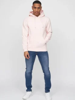 Basico Men's Hoodie Pink by Duck & Cover