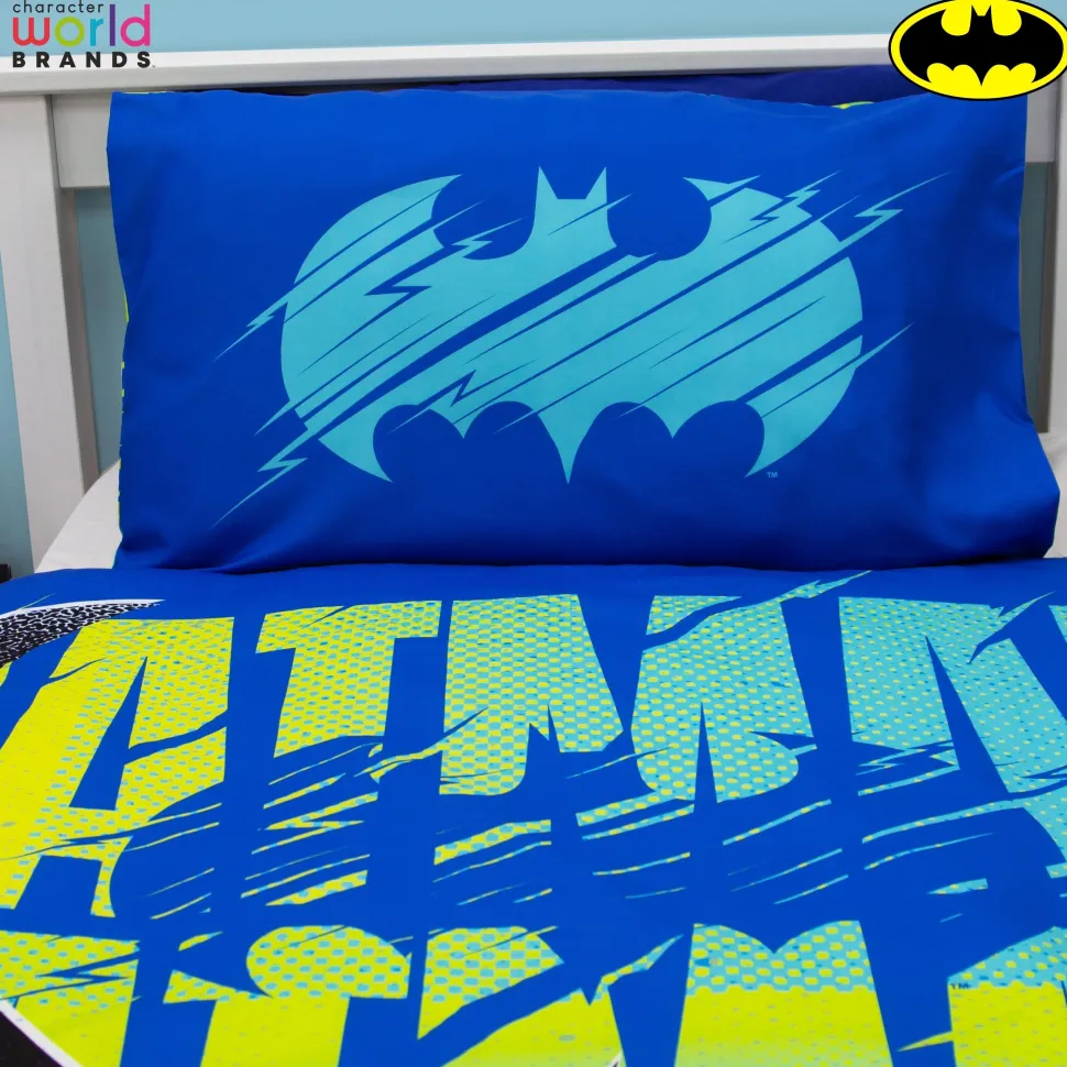 Batman City Brights Single Duvet Cover Set