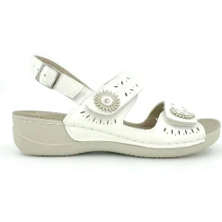 Becky Women's Cushion Walk Sandals White