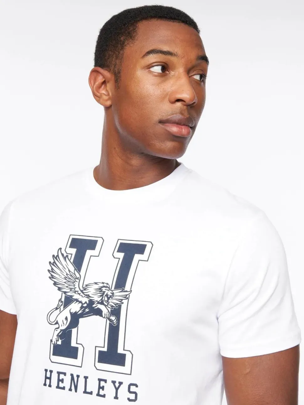 Belton 100% Cotton White T-Shirt by Henley