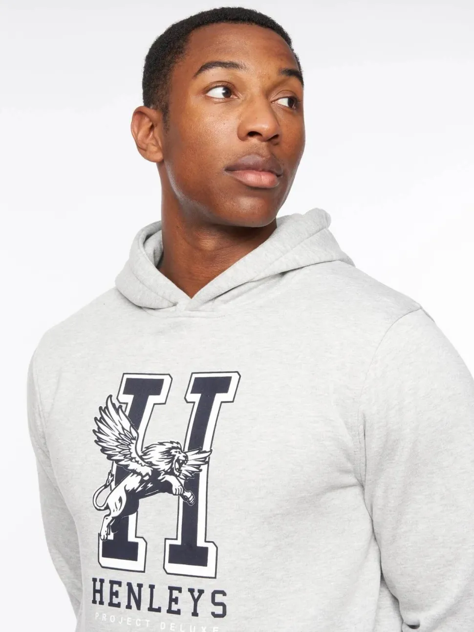 Belton Hoodie Grey Marl by Henley
