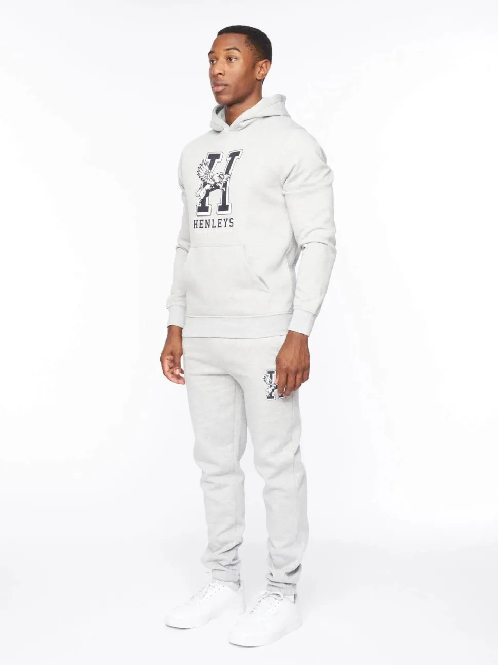 Belton Hoodie Grey Marl by Henley