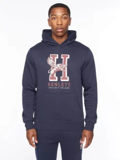 Belton Hoodie Navy by Henley