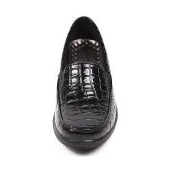 Beth Croc Women's Comfort Walk Shoes Black