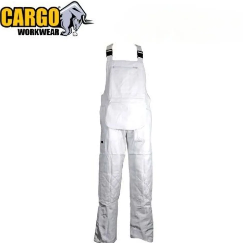 Bib & Brace Painters Overall White