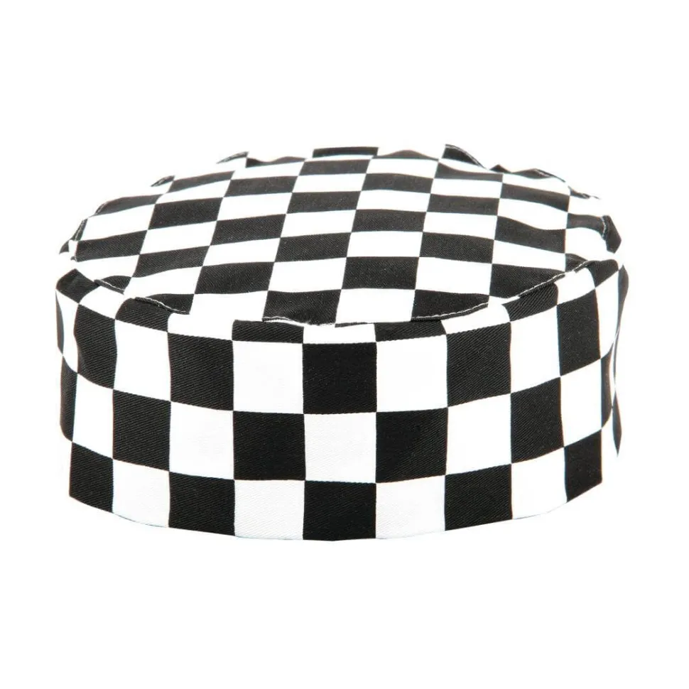 Black & White Chef Skull Cap 103-042