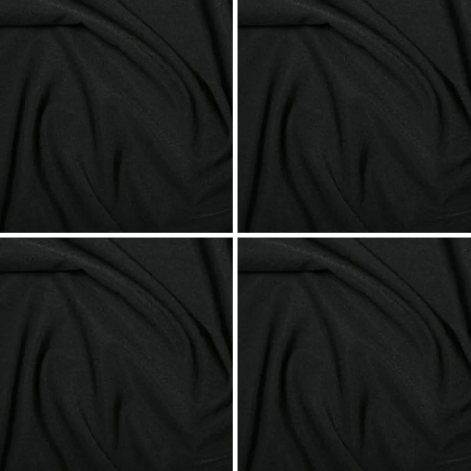 Black All Way Stretch Lycra Fabric (ES026) by the Metre - 150cm Wide