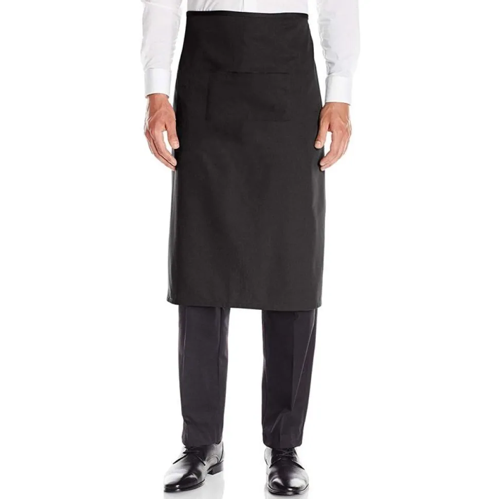 Black Bar Apron With Pocket 103-007