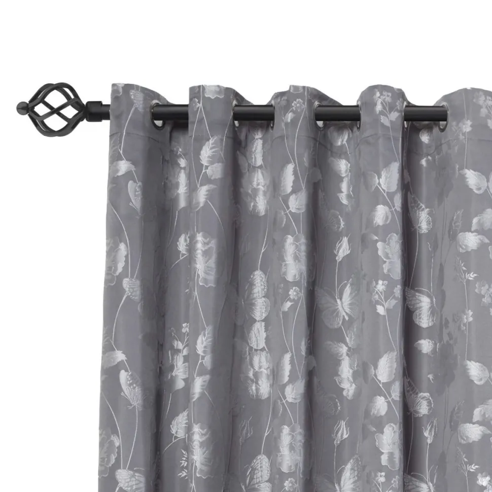 Black Cage Curtain Pole 25/28mm