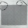 Black Check Half Apron 103-027